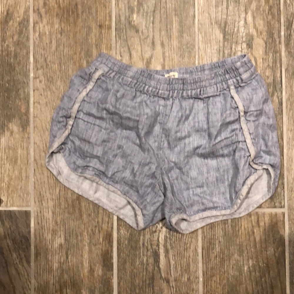 Madewell linen Track shorts